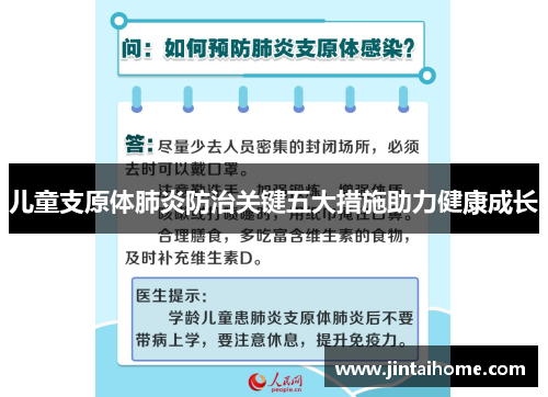 儿童支原体肺炎防治关键五大措施助力健康成长